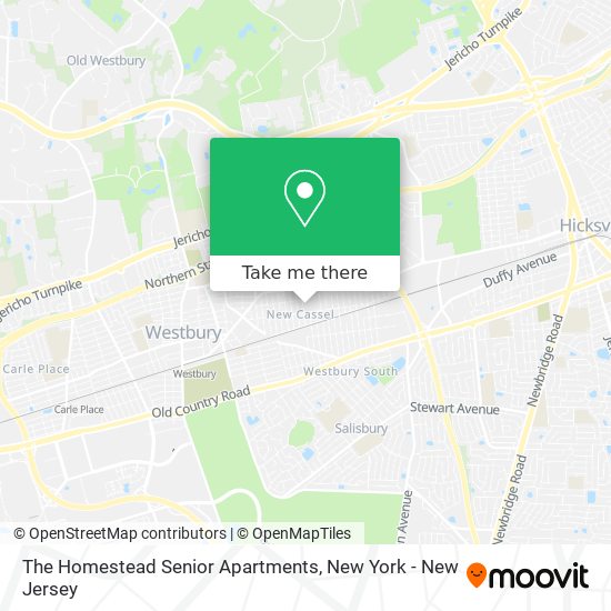 Mapa de The Homestead Senior Apartments