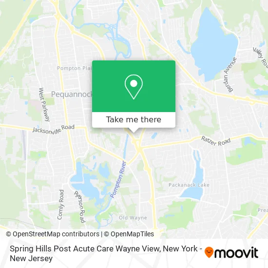 Spring Hills Post Acute Care Wayne View map
