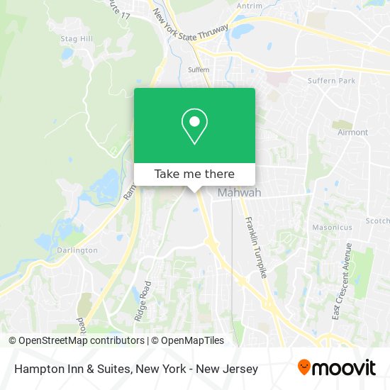 Hampton Inn & Suites map