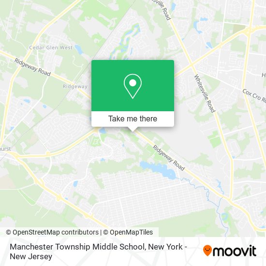 Manchester Township Middle School map