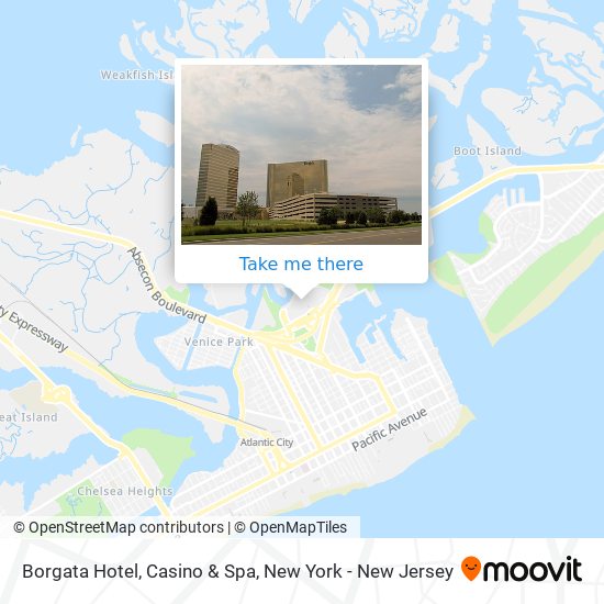 Borgata Hotel, Casino & Spa map