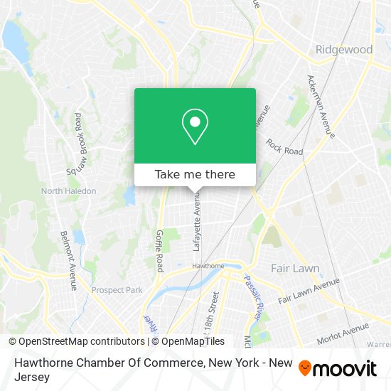 Hawthorne Chamber Of Commerce map