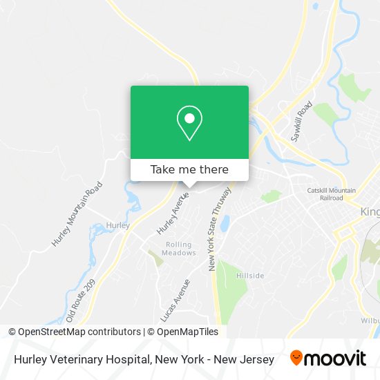 Hurley Veterinary Hospital map