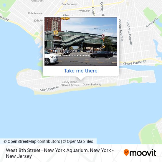 Mapa de West 8th Street–New York Aquarium