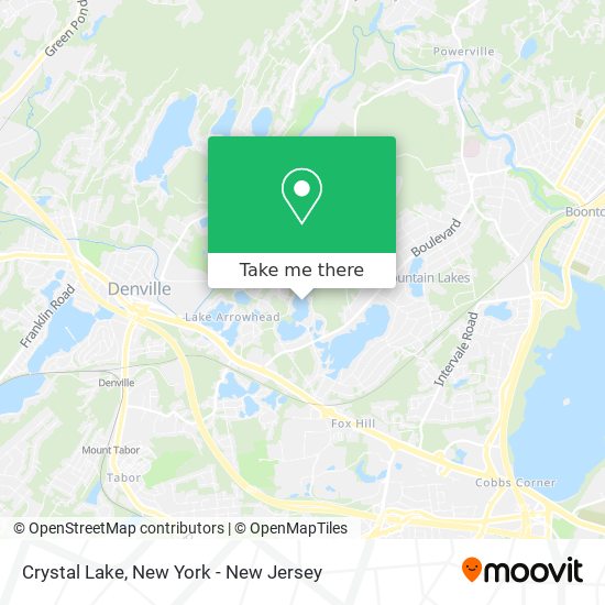 Mapa de Crystal Lake