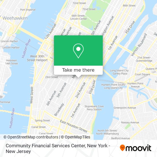 Community Financial Services Center map