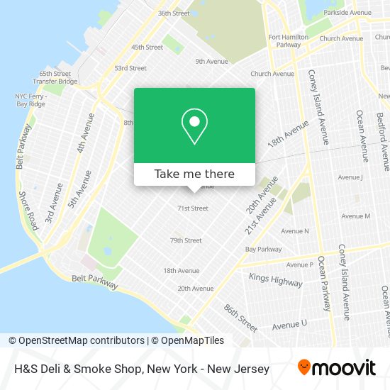 Mapa de H&S Deli & Smoke Shop
