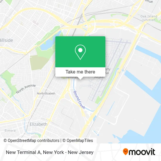 New Terminal A map