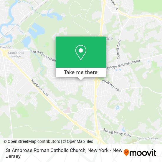 St Ambrose Roman Catholic Church map