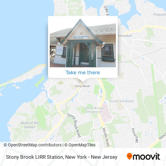 Mapa de Stony Brook LIRR Station