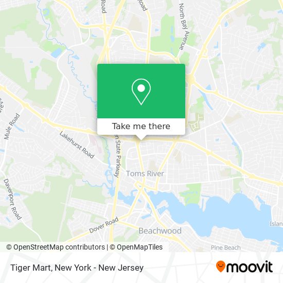 Tiger Mart map