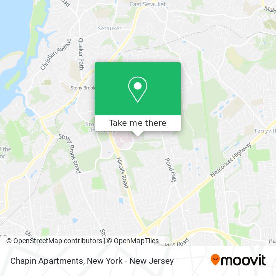 Chapin Apartments map