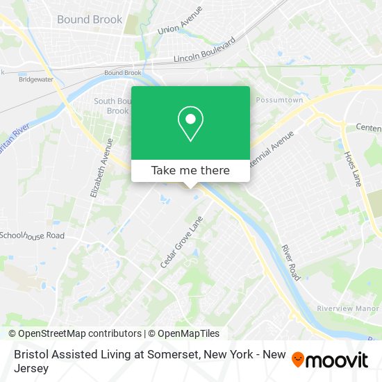 Bristol Assisted Living at Somerset map