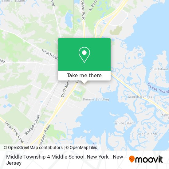 Middle Township 4 Middle School map