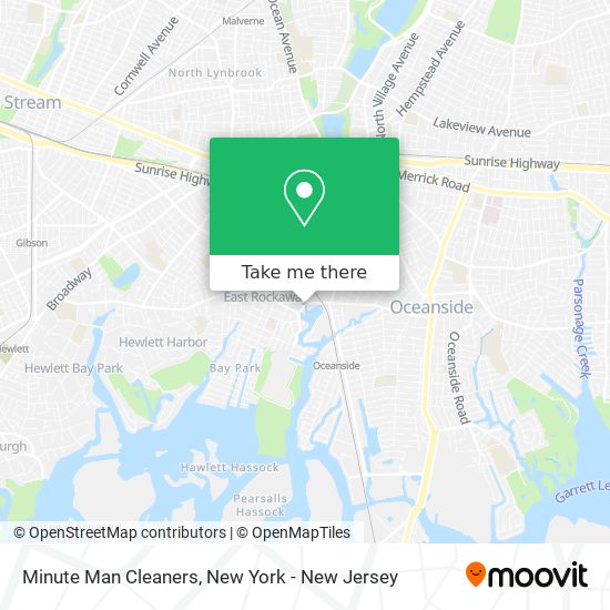 Minute Man Cleaners map