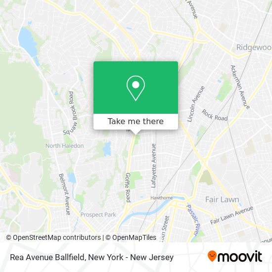 Mapa de Rea Avenue Ballfield