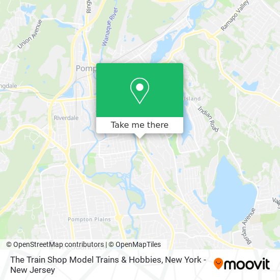 The Train Shop Model Trains & Hobbies map