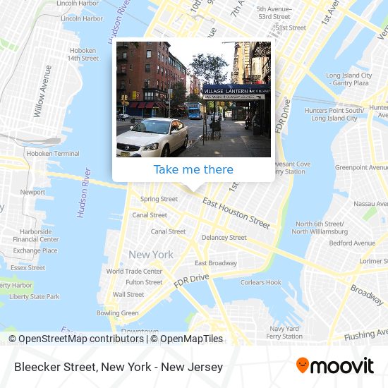 Bleecker Street map