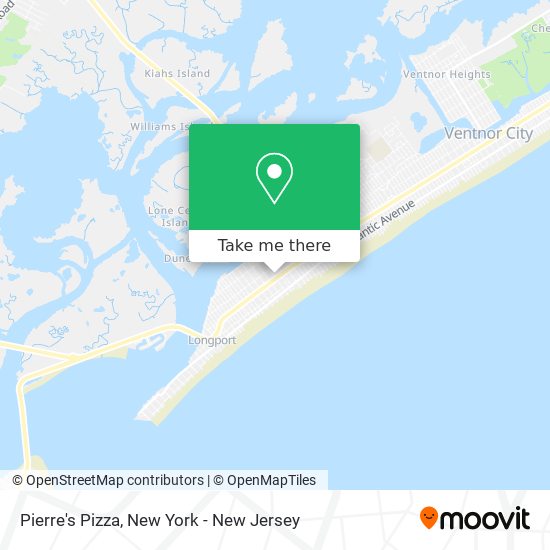 Pierre's Pizza map