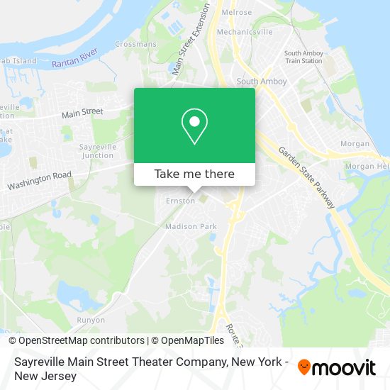Sayreville Main Street Theater Company map