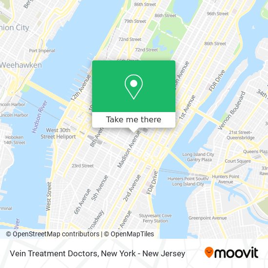 Vein Treatment Doctors map