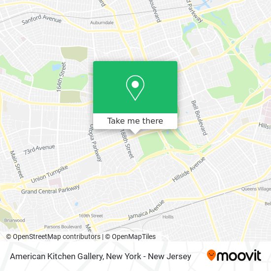 American Kitchen Gallery map