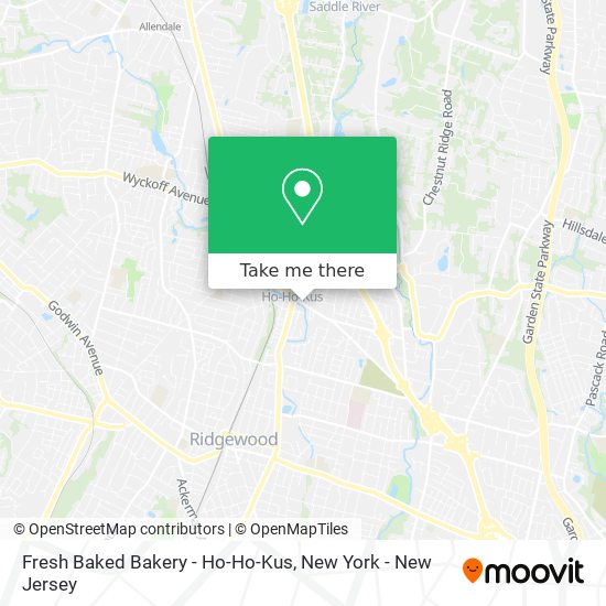 Fresh Baked Bakery - Ho-Ho-Kus map