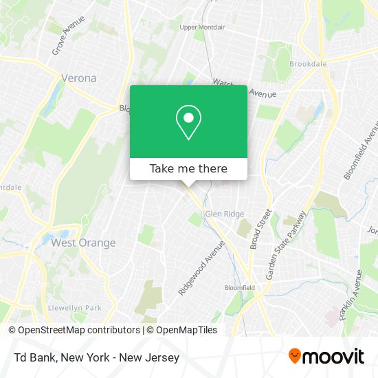 Td Bank map