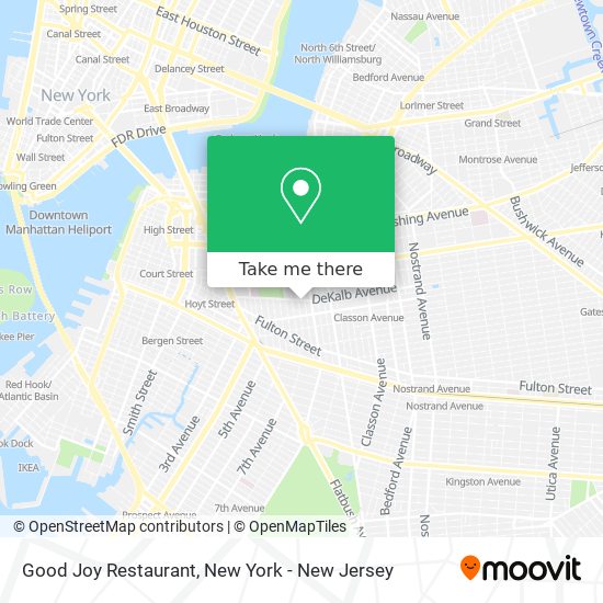 Good Joy Restaurant map