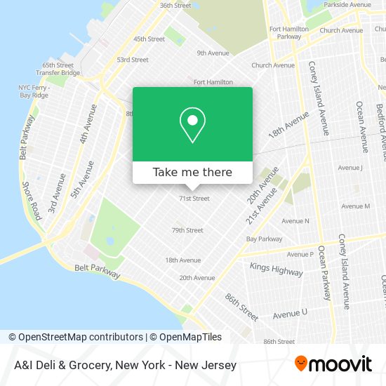 A&I Deli & Grocery map