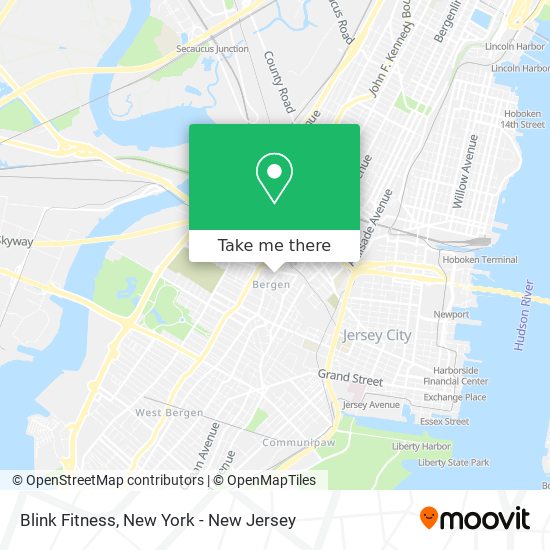 Blink Fitness map