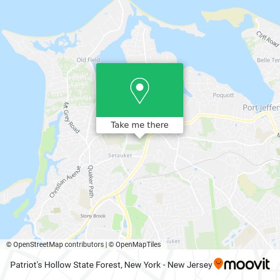 Mapa de Patriot's Hollow State Forest