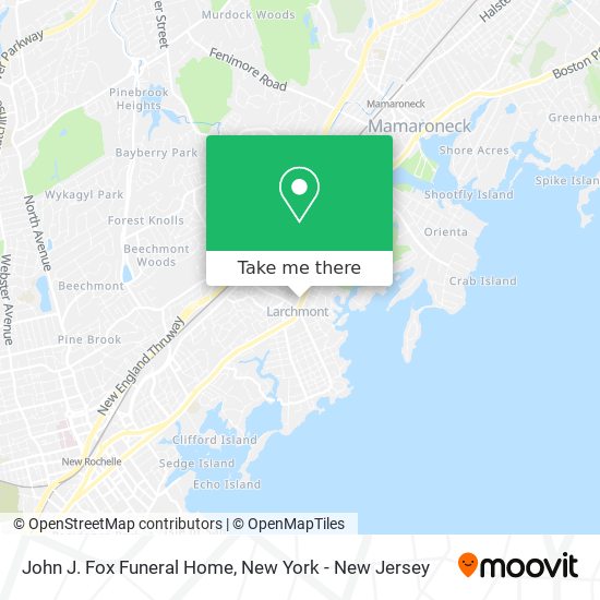 Mapa de John J. Fox Funeral Home