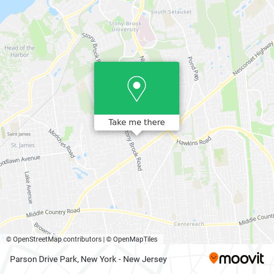 Parson Drive Park map