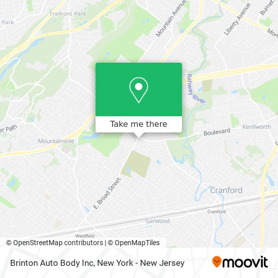 Mapa de Brinton Auto Body Inc