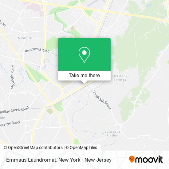 Emmaus Laundromat map