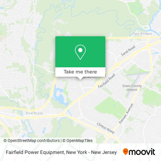 Fairfield Power Equipment map