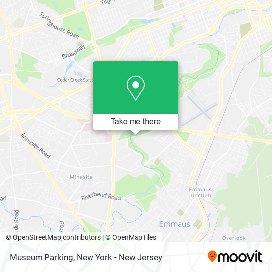 Museum Parking map