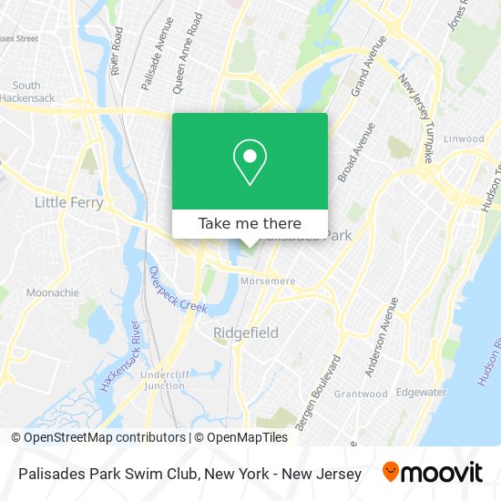 Mapa de Palisades Park Swim Club