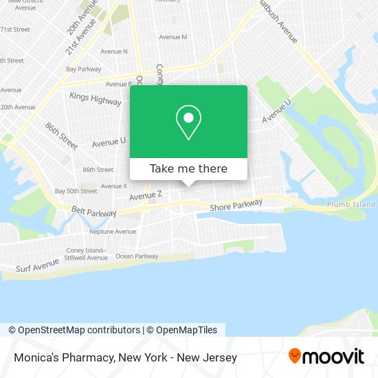 Mapa de Monica's Pharmacy