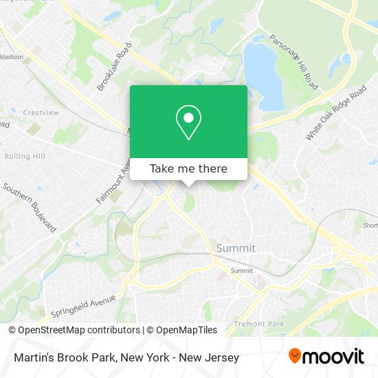 Mapa de Martin's Brook Park