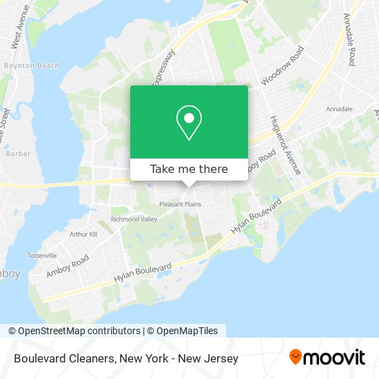 Boulevard Cleaners map