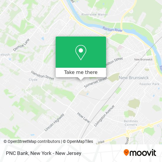 PNC Bank map