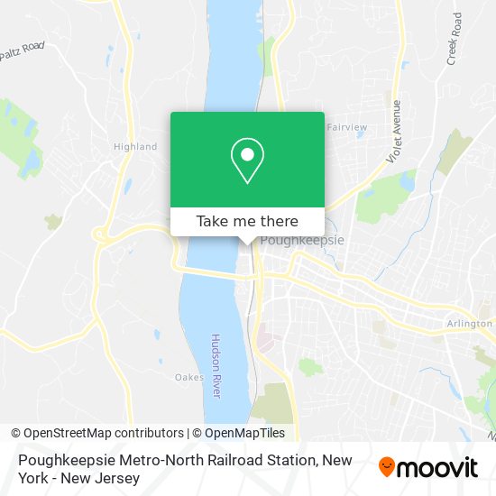 How to get to Poughkeepsie Metro North Railroad Station in