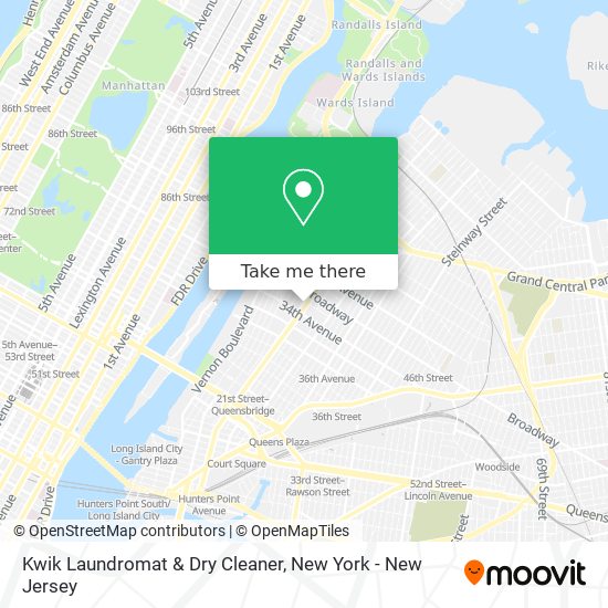 Kwik Laundromat & Dry Cleaner map