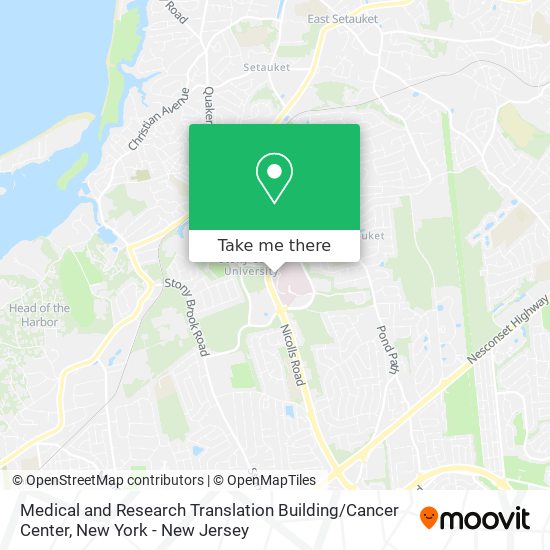 Medical and Research Translation Building / Cancer Center map