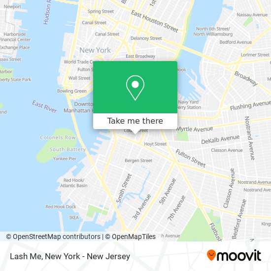 Lash Me map