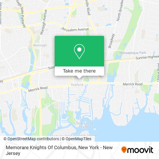 Mapa de Memorare Knights Of Columbus