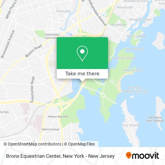 Bronx Equestrian Center map