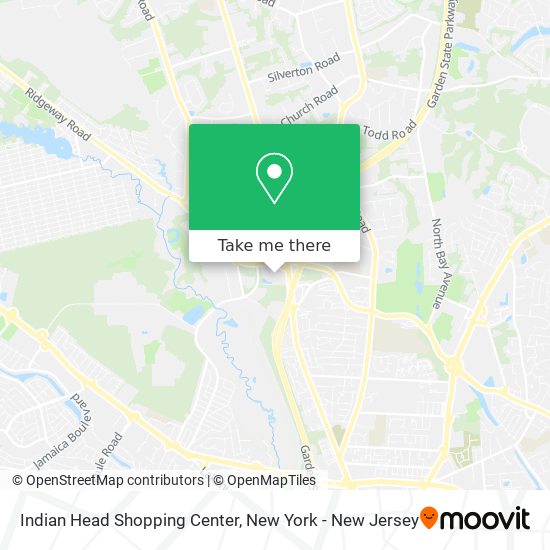 Mapa de Indian Head Shopping Center